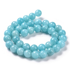 Natural Mashan Jade Round Beads Strands&nbsp;G-D263-6mm-XS28