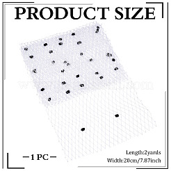 Polyester Mesh Tulle Fabric&nbsp;AJEW-WH0678-95B