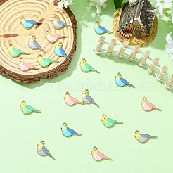 20Pcs 4 Colors Alloy Pendants&nbsp;ENAM-YW0009-44