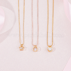 12Pcs 3 Style Brass Cubic Zirconia Multi-Strand Links&nbsp;KK-FH0005-09
