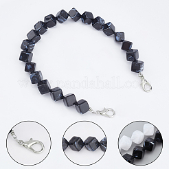 2Pcs 2 Colors Acrylic Square Beads Bag Strap&nbsp;FIND-CA0002-39