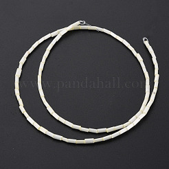 Glass Silk Stain Style Beads Strands&nbsp;GLAA-N047-001B-02