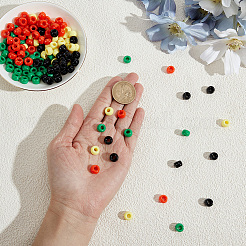 1000Pcs 4 Colors Opaque Plastic Beads&nbsp;KY-SC0002-63
