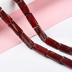 Natural Brecciated Jasper Beads Strands&nbsp;G-L240-14