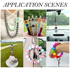 50Pcs Food Grade Eco-Friendly Silicone Beads&nbsp;SIL-TA0002-89H