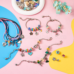 DIY Europen Bracelet Necklace Making Kit&nbsp;DIY-CD0001-46