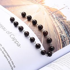 Handmade Wooden Beads Chains&nbsp;AJEW-JB00746-02