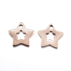 Ion Plating(IP) 304 Stainless Steel Charms&nbsp;LS-STAS-D167-12RG