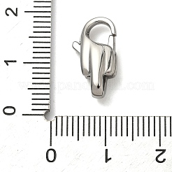 304 Stainless Steel Lobster Claw Clasps&nbsp;STAS-K252-12A-P