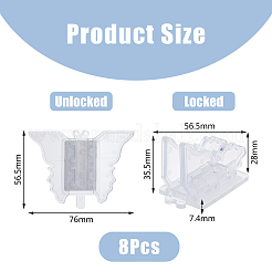 8Pcs ABS Plastic Child Safety Lock for Sliding Door&nbsp;KY-DC0001-18