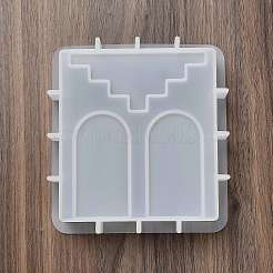 DIY Square with Rampart Pattern Candle Silicone Molds&nbsp;LS-DIY-G113-09A