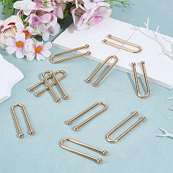 10Pcs U Shape Zinc Alloy Bikini Clips Buckles&nbsp;FIND-PH0028-98KCG