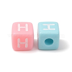 Opaque Acrylic European Beads&nbsp;AC-CBA7A73-01H