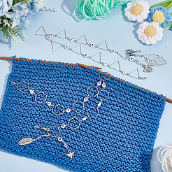Acrylic Beaded Knitting Row Counter Chains&nbsp;HJEW-NB00146