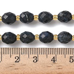 Natural Dumortierite Beads Strands&nbsp;G-F809-A39-01