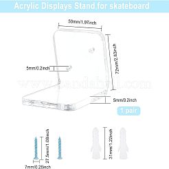 Acrylic Guitar Displays Stand&nbsp;ODIS-WH0020-08