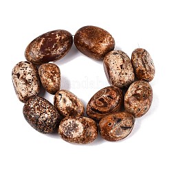 Natural Tree Bark Agate Beads Strands&nbsp;G-Q606-83