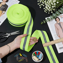 Reflective Polyester Ribbons&nbsp;SRIB-WH0011-475A-1