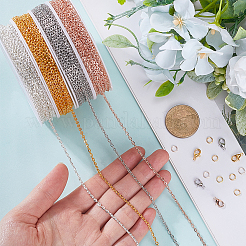DIY Iron Cable Chains Bracelets Necklaces Making Kits&nbsp;DIY-SP0002-14A