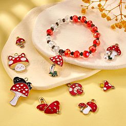 20Pcs 10 Style Alloy Enamel Pendants&nbsp;ENAM-SZ0002-28