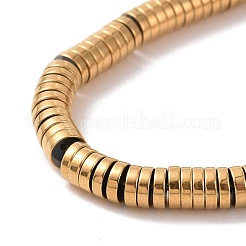 Electroplated Non-magnetic Synthetic Hematite Beads Strands&nbsp;G-G826-09G-4mm-A