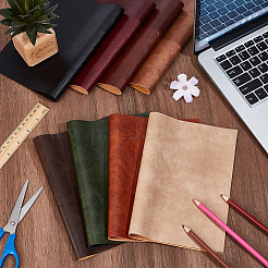 8Pcs 8 Colors PU Leather Sheets&nbsp;DIY-CL0002-51