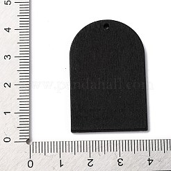 Single Face Printed Wood Pendants&nbsp;WOOD-B009-01A