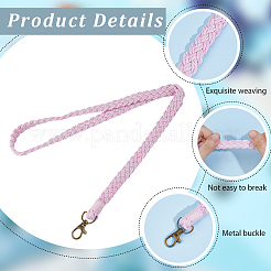 2Pcs Polyester ID Card Cell Phone Lanyard&nbsp;AJEW-CY0002-20B