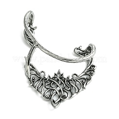 316 Surgical Stainless Steel Cuff Earrings&nbsp;EJEW-E300-05AS-01A