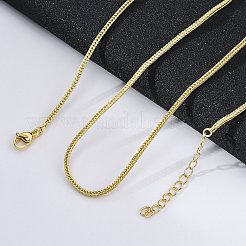 Brass Wheat Chains Necklace for Women&nbsp;NJEW-P265-26G