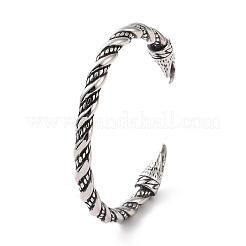 304 Stainless Steel Eagle Open Cuff Bangle for Men Women&nbsp;BJEW-M230-01AS