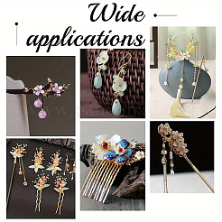 200Pcs 4 Styles Acrylic & Resin Bead Caps&nbsp;FIND-YW0010-10