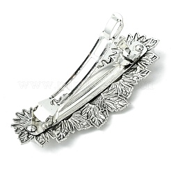 Alloy Hair Barrettes&nbsp;OHAR-C010-02AS