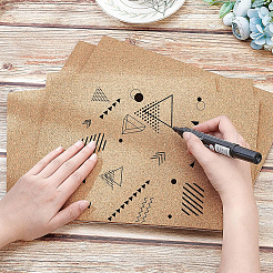 Self-Adhesive Cork Sheets&nbsp;DIY-BC0011-83
