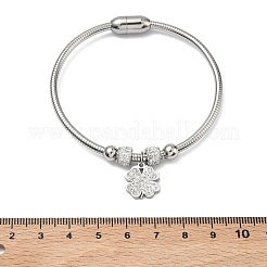 304 Stainless Steel Charm Bangles for Women&nbsp;BJEW-D429-02G