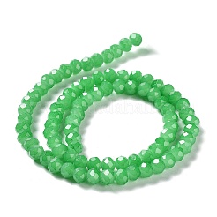 Baking Paint Imitation Jade Glass Bead Strands&nbsp;X-DGLA-A034-J6MM-A10