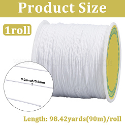 1 Roll Braided Nylon Cord&nbsp;NWIR-CY0001-02D