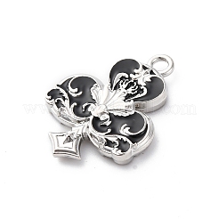 Alloy Enamel Pendants&nbsp;PALLOY-V002-02P-03