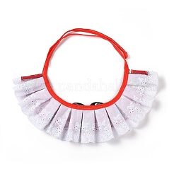 Cloth Pet's Christmas Lace Bandanas&nbsp;AJEW-D051-06B