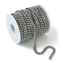 Tarnish Resistant 304 Stainless Steel Cuban Link Chains&nbsp;CHS-L015-12