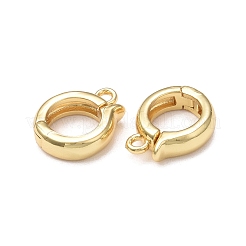 Rack Plating Brass Fold Over Clasps&nbsp;KK-E080-03G