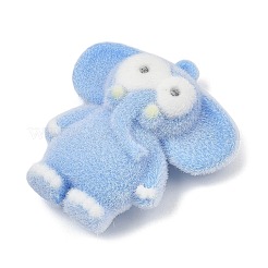 Animal Theme Flocking Silicone Pendants&nbsp;SIL-C012-03B