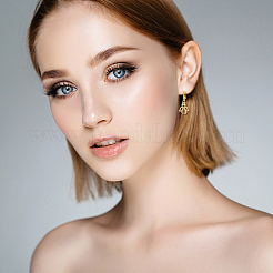 32Pcs 8 Style Brass Clip-on Earring Findings&nbsp;KK-HY0001-04