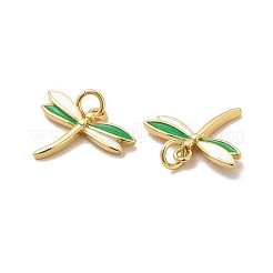 Rack Plating Brass Enamel Pendants&nbsp;KK-A177-21G