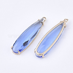 Transparent Glass Pendants&nbsp;X-GLAA-T007-15B