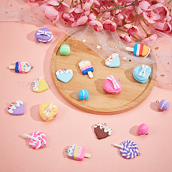 Handmade Polymer Clay Pendants&nbsp;CLAY-SC0001-06