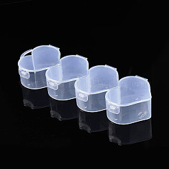 Heart Polypropylene(PP) Bead Storage Container&nbsp;LS-CON-N011-030