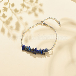 7Pcs 7 Style Natural & Synthetic Mixed Gemstone Chip Beaded Bracelets Set&nbsp;BJEW-JB08082