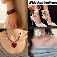 4Pcs 4 Colors Flat Faux Suede Cord&nbsp;OCOR-CL0001-06B