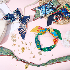 DIY Silk Scarf Necklace Making Kits&nbsp;DIY-BM0002-56